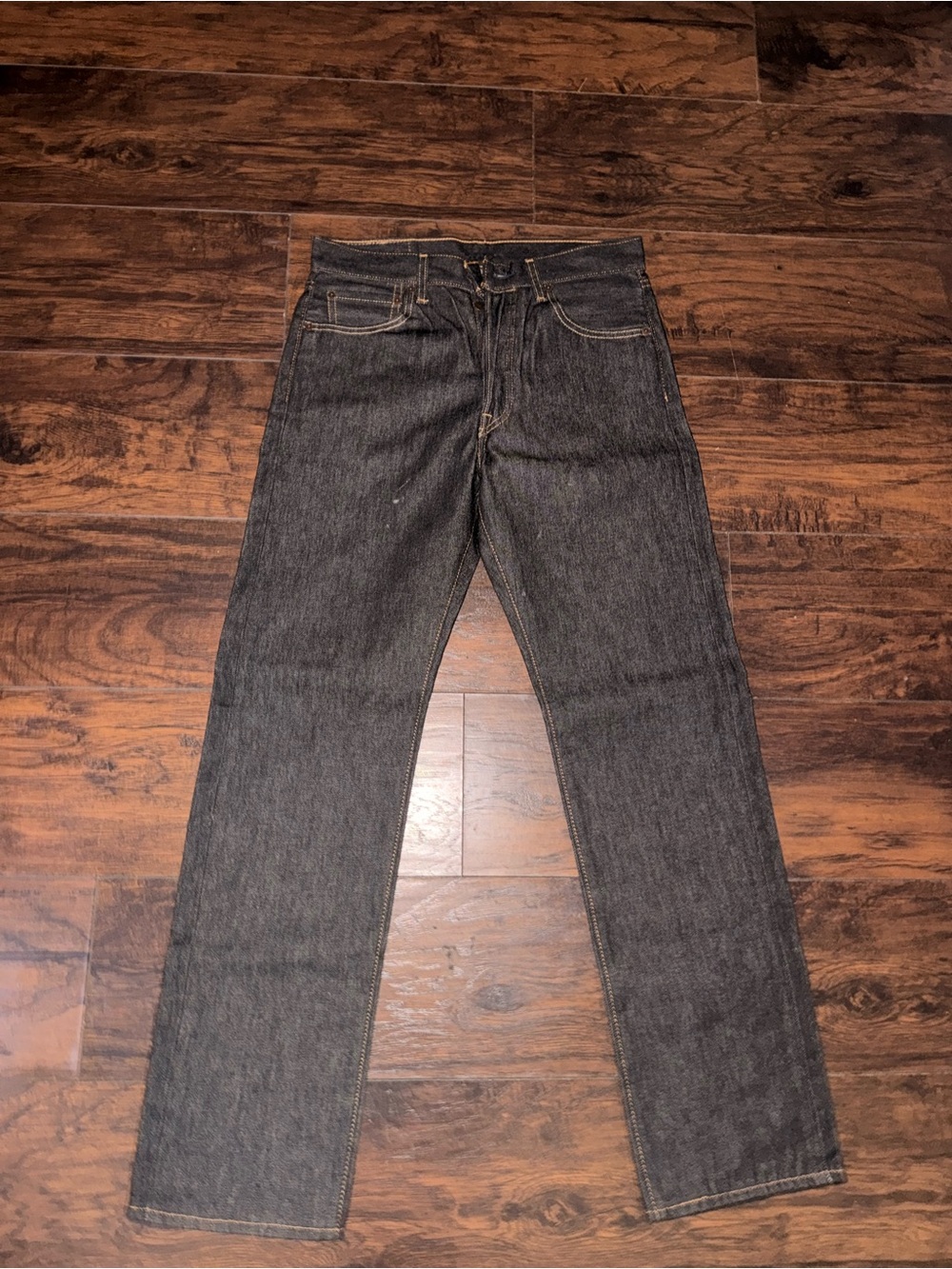 Levi's Dark Gray Straight-Leg Jeans